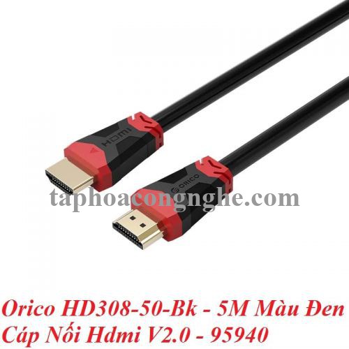 Orico 95940 Hd308-50-Bk 5M Màu Đen V2.0 Cáp Nối Hdmi 30095940